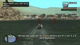 GTA San Andreas - Escuela Náutica - Prueba 2 Traza un Ruta - MQ