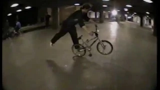 Phil Dolan, Flatland BMX, Southbank, London, 1992