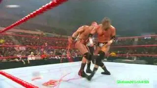 Triple H Vs Randy Orton Last Man Standing Highlights   HD One Night Stand 2008