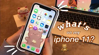 what's on my iphone 11 🧸 // aesthetic + cute + chill