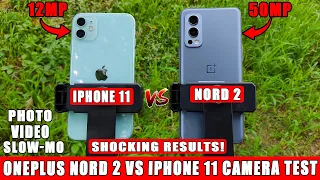 Oneplus Nord 2 Vs iPhone 11 Camera Test 📸 | Oneplus Nord 2 Vs iPhone 11 Camera Comparison 📸🔥