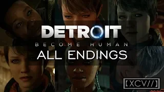 Detroit: Become Human ¦ 'Crossroads - Kara' ALL ENDINGS (PC,PS4) 60fps |【XCV//】