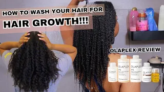 HAIR GROWTH Wash Day Routine!!! | Super Detailed | Olapplex Review