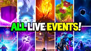 ALL FORTNITE LIVE EVENTS - Chapter 1 Season 1 to Chapter 4 Season OG