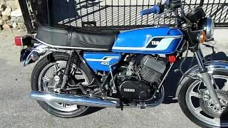 1977 Yamaha RD 400 motorcycle