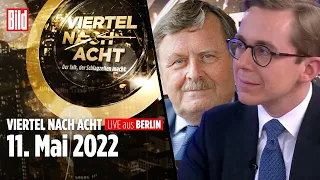 🔴Viertel nach Acht – 11. Mai 2022 | LIVE u.a. Ulrich Montgomery, Philipp Amthor, Gunter Frank