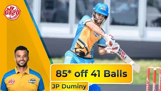 JP Duminy 85* off 41 Balls || GT20 CANADA HIGHLIGHTS || Season 2nd