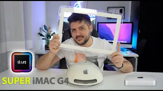 I build an iMac G4 with M1 chip ... AWESOME !!!!!! # imacg4 # m1 #albinorifici