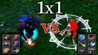 Lion vs Dwarven Sniper Full items 25 Level Who Will Beat