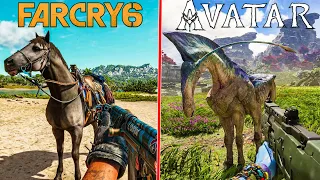 Avatar: Frontiers of Pandora VS Farcry 6 Physics Details Graphics Comparison 4k60fps