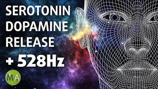 Serotonin and Dopamine Release 10Hz Isochronic Tones + 528Hz Solfeggio