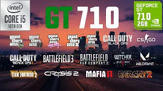 GT 710 Test in 20 Games