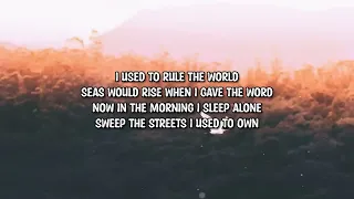 Coldplay - Viva La Vida (Sped Up) [1 HOUR+LYRICS]