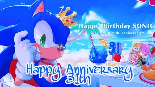 🎂Happy 31th Anniversary Sonic👑