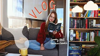 reading vlog 🎃🍂 cozy Neil Gaiman readathon! Coraline, The Graveyard Book, etc.~