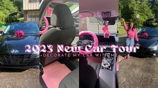 Decorate My New Car With Me!! + Finisher Car Tour * 2023 Hyundai Elantra*