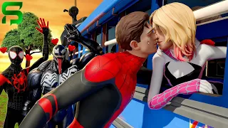Spider-Gwen's LAST KISS GOODNIGHT.... Fortnite Season 4