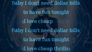 Sia Cheap thrills Official lyrics Clean and Clear version