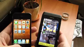 Nokia N8 против Iphone 4