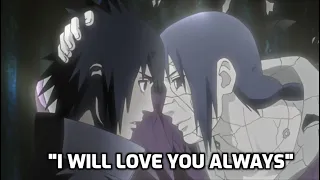 Itachi says goodbye to Sasuke | English Sub HD