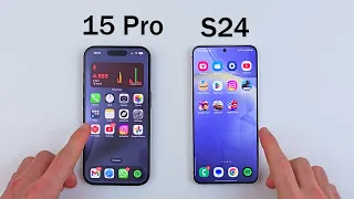 iPhone 15 Pro vs Galaxy S24 - Speed Test!
