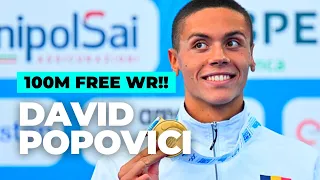 How DAVID POPOVICI broke the 100m Freestyle World Record!!