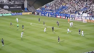 Romell Quioto of CF Montreal (Impact) scores again vs. New England Revolution 8/20/22