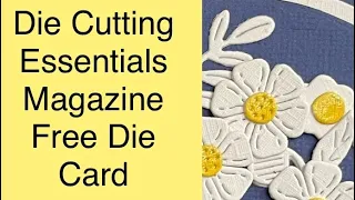 Die Cutting Essentials Magazine freebie #cardmaker #handmadecards