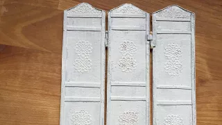 Miniature Tutorial: Paravent- room divider ~How to~