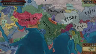True Heir of Timur achievement timeline - Europa Universalis 4