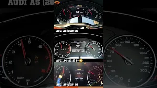 Audi A4 & A5 0-100 KM/H Acceleration Comparison / 1.4 vs 1.8 TFSI🔥