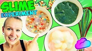 KATHIS SLIME EXPERIMENT Ungewöhnliche Schleim Zutaten ausprobieren? Was passiert? Neue Slime Sorten