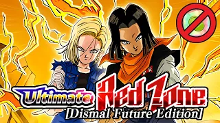 NEW RED ZONE: DISMAL FUTURE EDITION STAGE 1 VS FUTURE ANDROIDS (NO ITEMS) DBZ Dokkan Battle