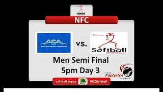 Softball NZ | 2024 NFC | Men | Semi Final Auckland v Canterbury17/2/2024 5pm Day 3 Gm 57