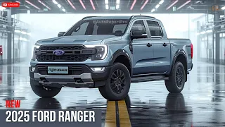 Finally! 2025 Ford Ranger Unveiled - The new version is more powerful and modern!