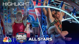 Jessie Graff vs. Grant McCartney: Big Dipper Freestyle - American Ninja Warrior All-Star Special