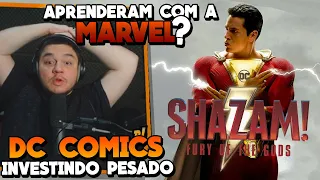 SHAZAM 2 react trailer (DC Comics finalmente aprendeu com a Marvel?) CORTES do BURGAO