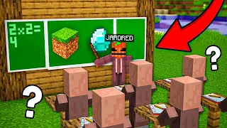 Los Aldeanos OLVIDARON Como Jugar Minecraft!