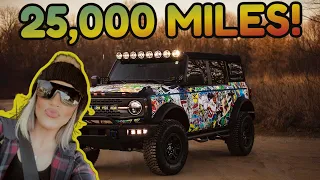 Kourtney's Bronco!! 25,000 MILE REVIEW and NEW MODS!!