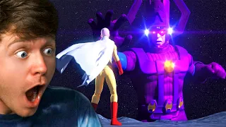 Reacting to ONE PUNCH MAN vs GALACTUS! (Epic Battle)