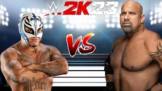 WWE 2K23 REY MYSTERIO VS. GOLDBERG EXTREME RULES MATCH!