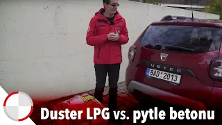 Martin Vaculík vzal Dacii Duster 1.0 TCe LPG a devět pytlů betonu na projížďku