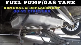 How to Replace Fuel Pump & Gas Tank (88-91 Civic/CRX)