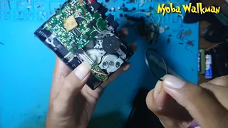 Sony TCM 333 || Ganti karet dinamo dan pinchroll || walkman restoration