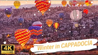 Winter in Cappadocia, Turkey 2022 | Hot Air Balloon Flight in Cappadocia