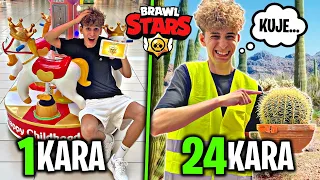 Musiałem ZROBIĆ 24 HARDKOROWE KARY w 24 GODZINY w BRAWL STARS...😳