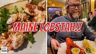 Our FIRST Real Maine LOBSTER Experience in Kennebunkport, ME (RVing East Coast Road Trip)