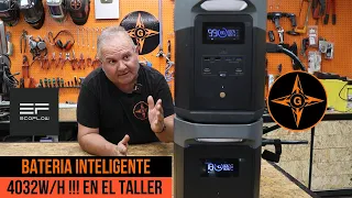 4000W EN EL TALLER CON ECOFLOW DELTA MAX 2000 + BATERIA INTELIGENTE / GINESSOT