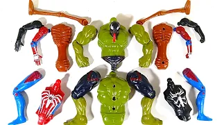 AVENGERS TOYS ASSEMBLE SIREN HEAD, HULK SMASH, MILES MORALES, SPIDER-MAN SUPERHERO