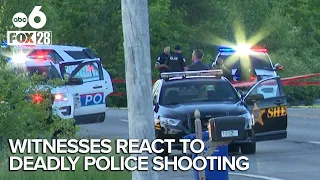 Witnesses react after shootout leads to suspect's death in west Columbus